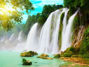 Cao Bang: Ban Gioc Waterfall Vietnam Adventure Tours: Vietnam Northeast Hiking Trip For Landscapes