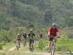 Start biking to Ba Be National Park Vietnam Biking Tours: Vietnam North East Cycling Tour