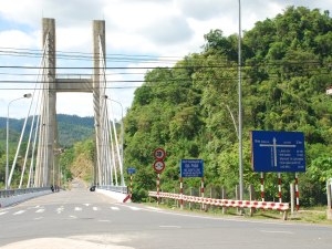 Da Krong Bridge Highlights Of Vietnam Central Motorbike Tour