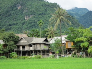 House on Still in Mai Chau Vietnam Adventure Tours: Trekking Tour In Pu Luong Nature Reserve