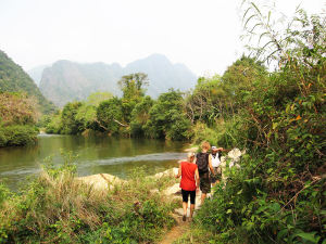Laos Adventure Tours: Vang Vieng Trekking To Pathao – Tham Nam Caving Package