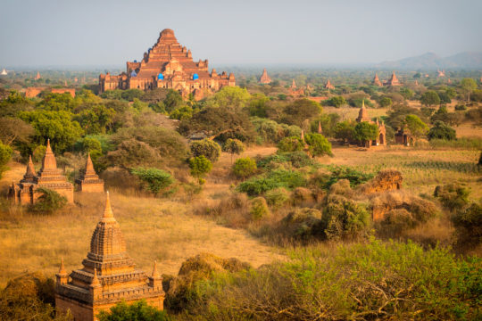 Myanmar tour for escapes Bagan overview