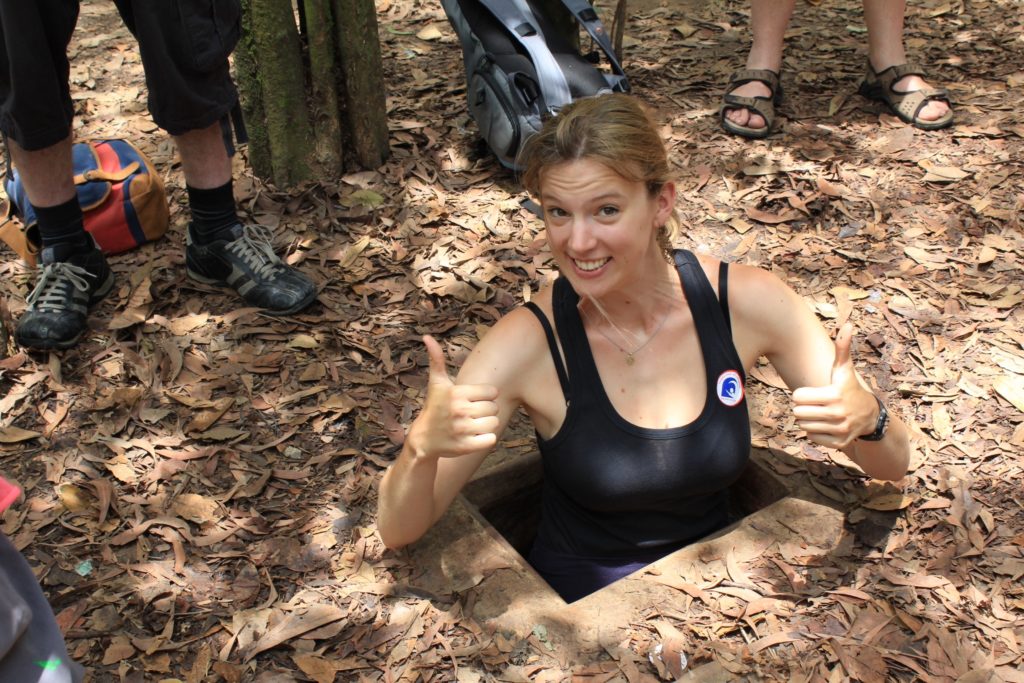Grand indochina tour for families Cu chi tunnel