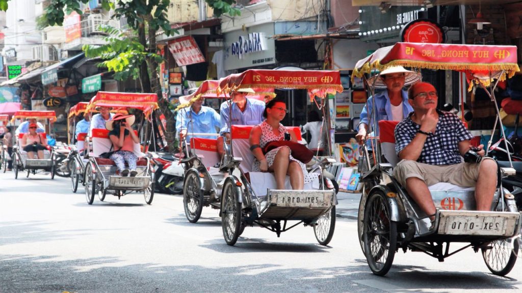 11 day laos and vietnam northern tour Hanoi discovery with cyclo 11 day laos and vietnam northern tour