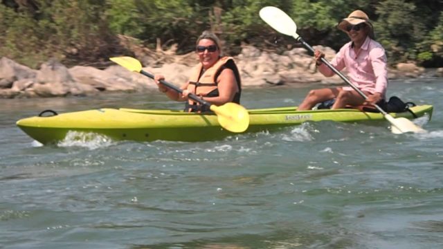 Kayaking in kratie