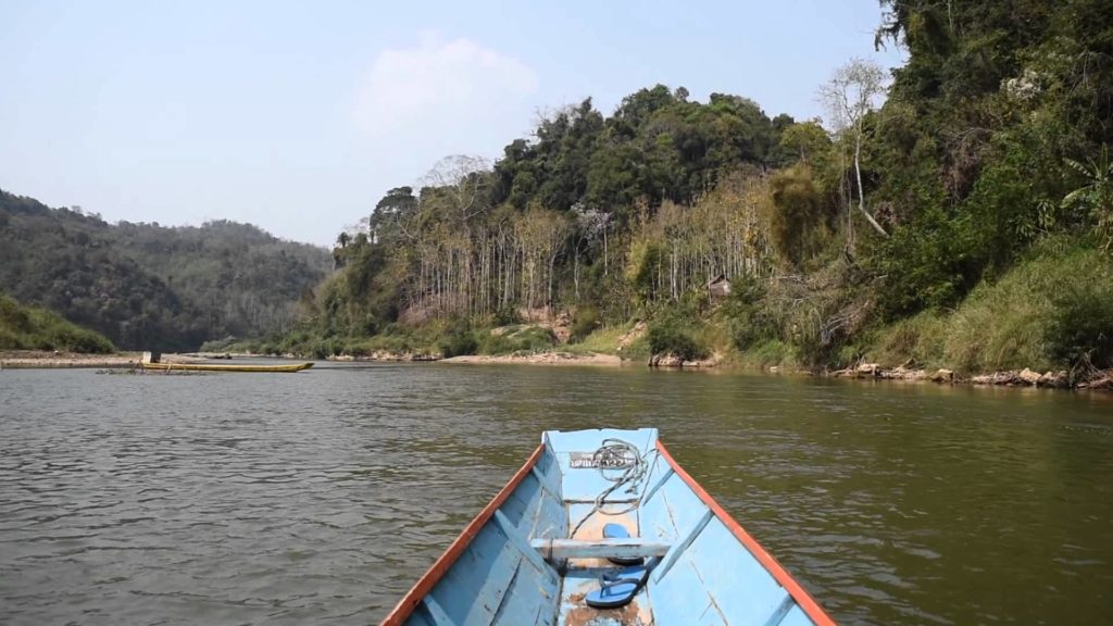 Luang prabang elephant riding and biking tour Nam khan river