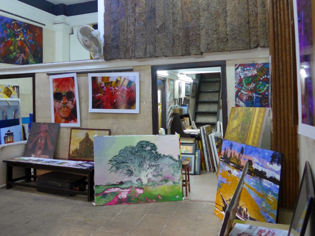 Pansodan gallery Myanmar day tours: yangon day trip to art galleries