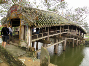 Thanh toan bridge in hue Vietnam day tours: half-day hue sightseeing tour to thanh toan tile-bridge