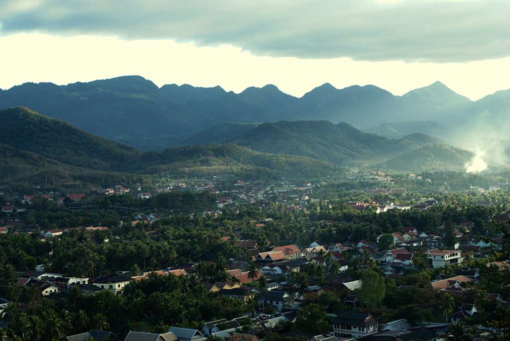 View from top of mount phousi