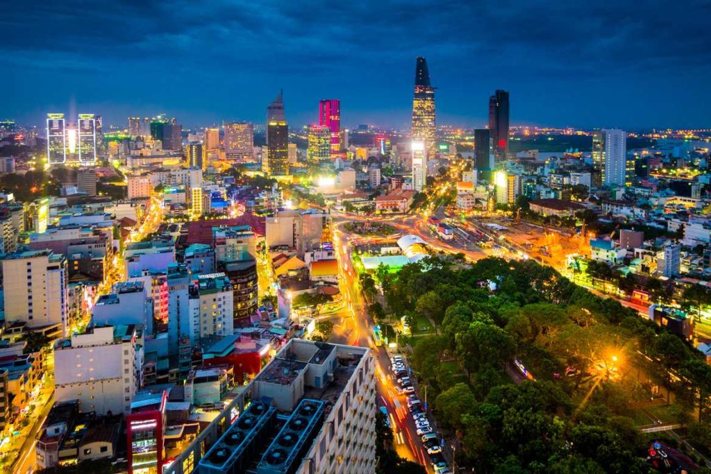 Ho chi minh skyline | ecstasy saigon - vung tau beach tour