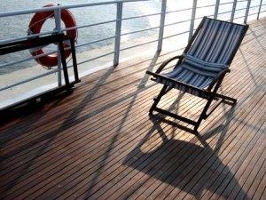 Sundeck of cruise Mekong river tours: rv lan diep cruise trip from saigon to siem reap - 10 days