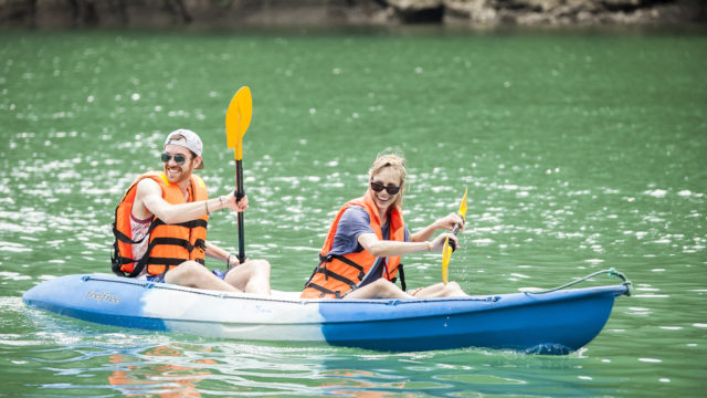 Halong kayaking | stunning vietnam family tour – 8 days