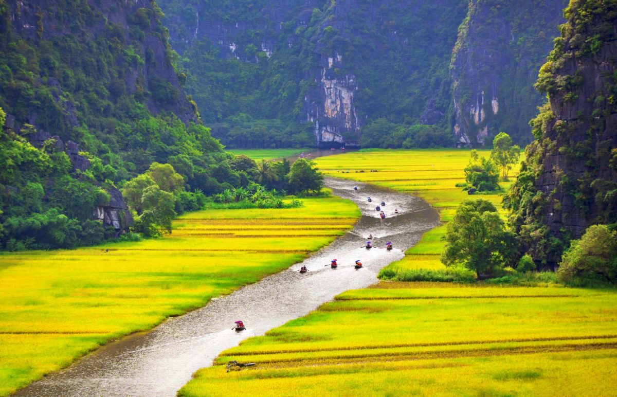 12–day charming vietnam family tour 2- day ninh binh tour to hoa lu, tam coc, mua cave and bich dong pagoda