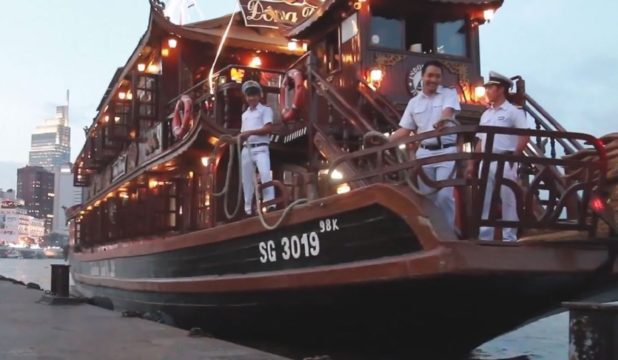 Saigon evening tour with water puppetry & dinner cruise Indochina junk | saigon evening tour with water puppetry & dinner cruise