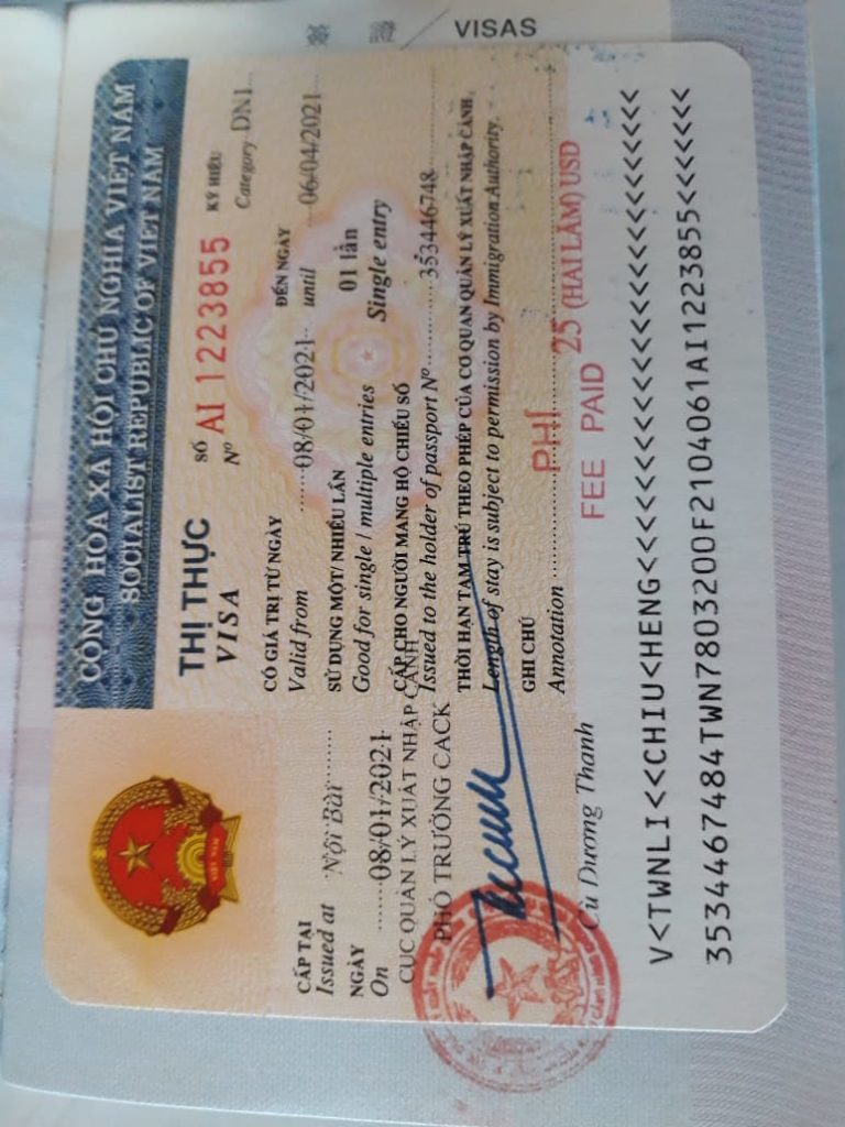 Guideline to get your vietnam e-visa