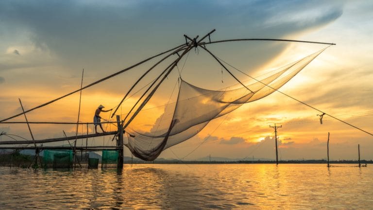 4-day upstream cruise phnom penh to siem reap Sunset at mekong river 3 | 4-day upstream cruise phnom penh to siem reap