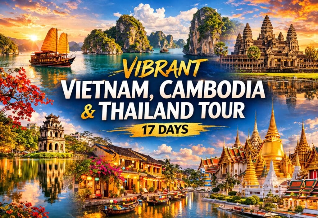 Vibrant vietnam, cambodia & thailand tour 17 days Vibrant vietnam cambodia thailand tour 17 days | vibrant vietnam, cambodia & thailand tour 17 days