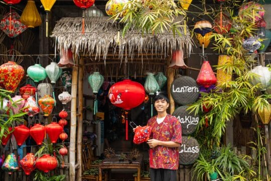 Hoi an motorbike trip for cooking class Hoi an motorbike tours for cooking at red bridge restaurant