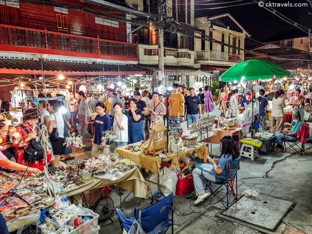 Saturday night walking street chiang mai | top 10 night markets in chiang mai for food and shopping lovers