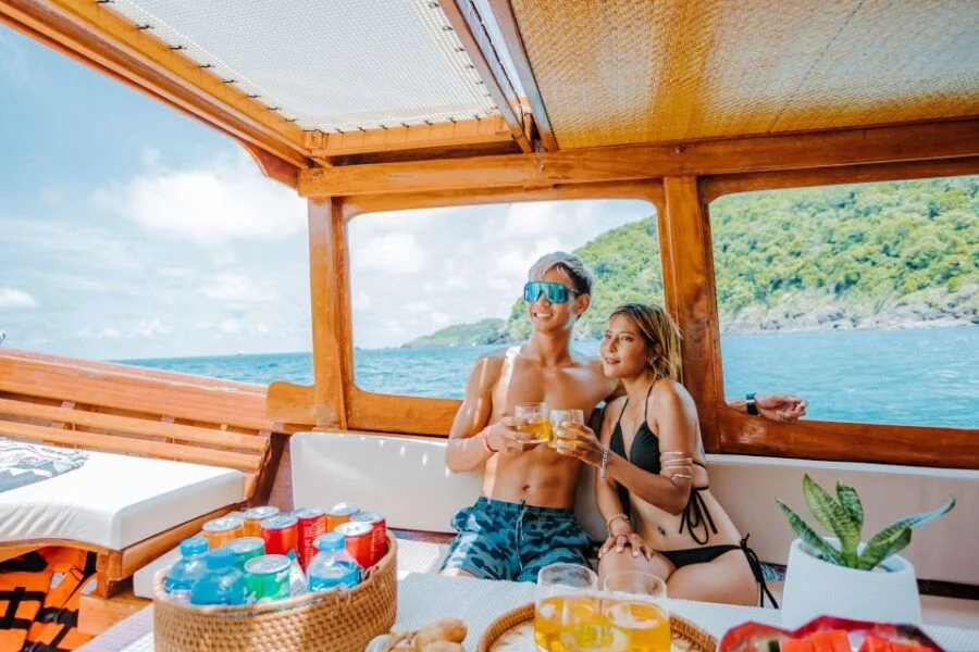 Top romantic moments in phuket: sunsets and seaside dreams Phuket full day private luxury longtail boat island tour | top romantic moments in phuket: sunsets and seaside dreams