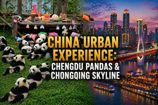 China urban experience: chengdu pandas & chongqing skyline China-urban-experience-chengdu-pandas-chongqing-skyline